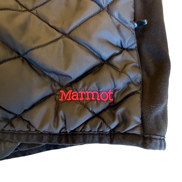 Marmot Women's Size S Black Quilted Full Zip Jacket Breast Cancer Awareness - Picture 4 of 7